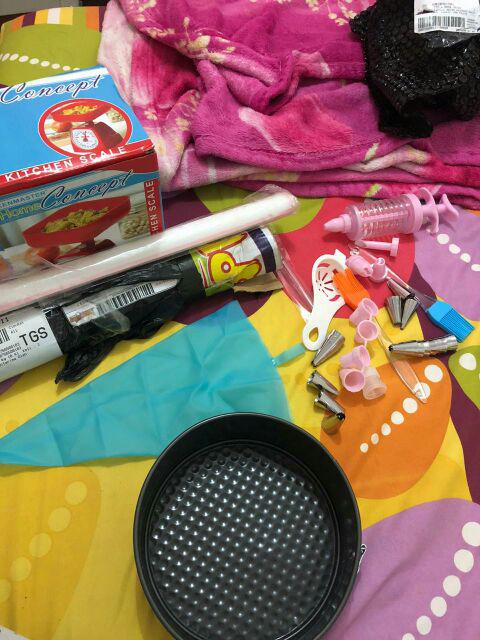 Mic 8 Pcs Kue Dekorasi Alat Alat Kue Ulang Tahun Dekorasi Alat Cream Pemeras Alat