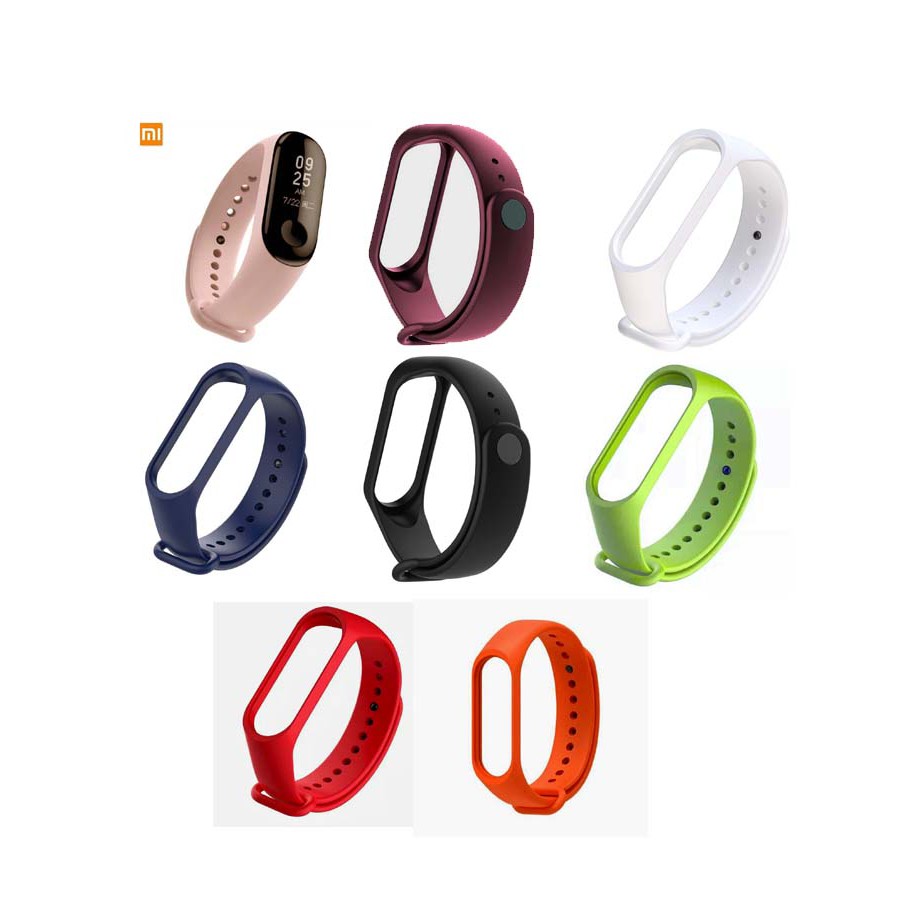 Silicone Wristband Tali Strap for Xiaomi Mi Band 3/4
