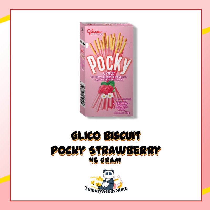 

GLICO Biscuit Pocky Strawberry 45 Gram