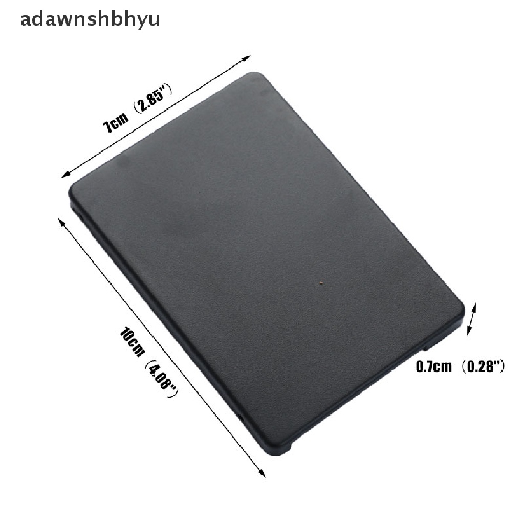 [adawnshbhyu] Konektor Kartu Converter Adapter SSD mSATA Ke 2.5inch SATA 3dengan Casing 2.5inch