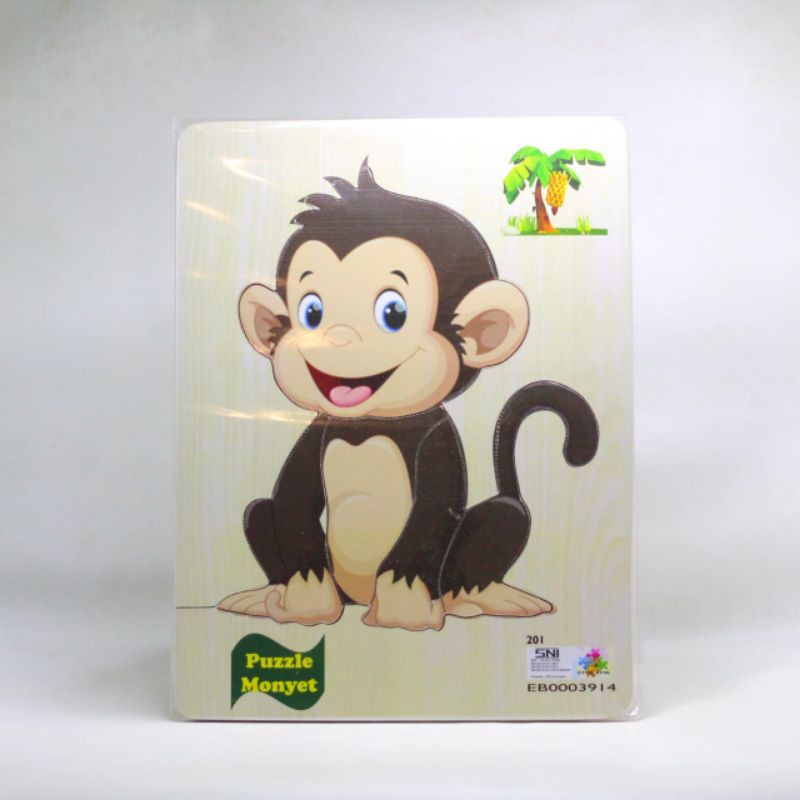 Varian 05 Mainan Edukasi Anak Usia 0.6 - 3 thn PUZZLE LUCU 4-5 KEPING