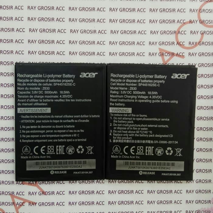 Baterai Original Double Power Acer Liquid Z630 Z630s BAT -T11 BAT T11