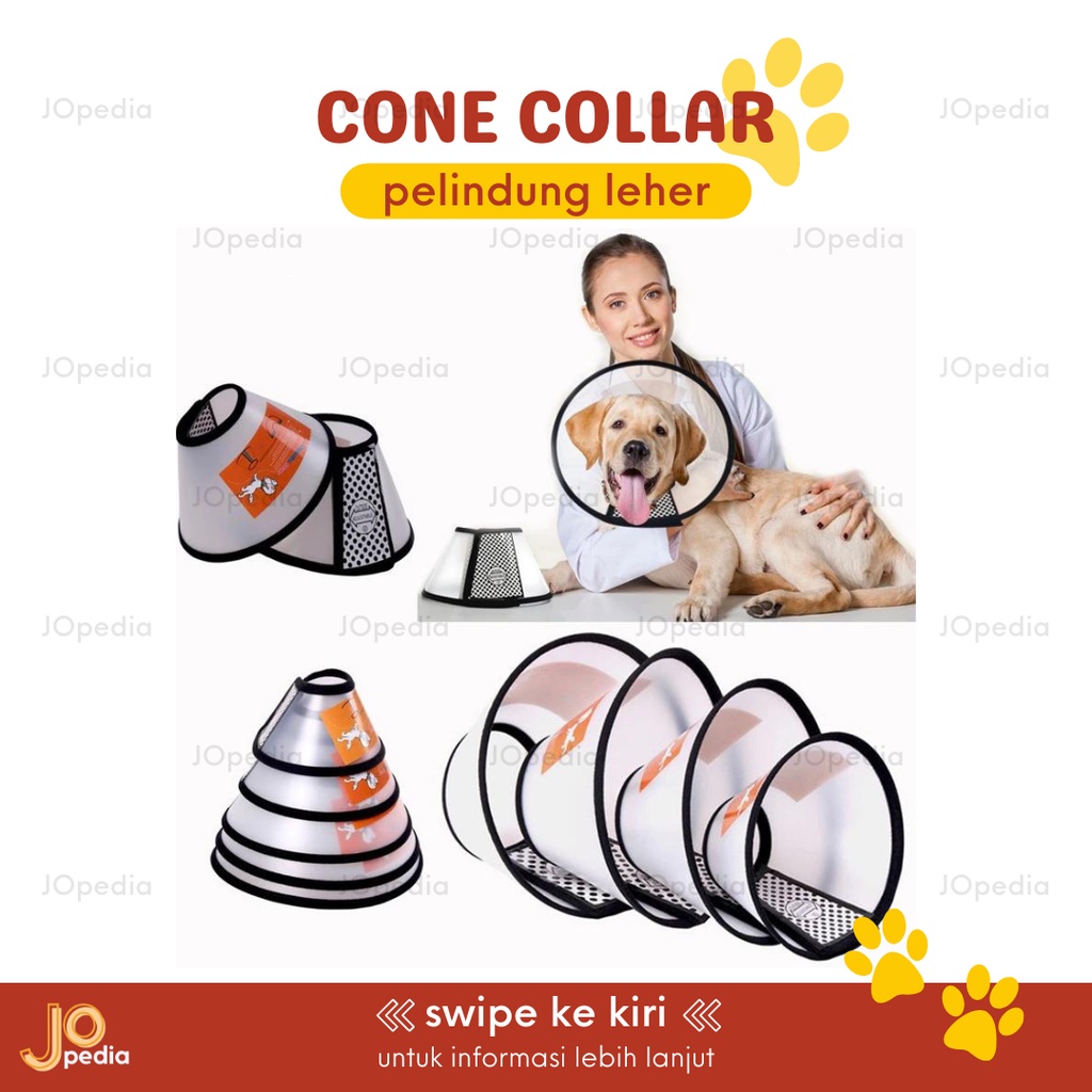 PELINDUNG LEHER Kucing Anjing Corong Pet Cone Collar Neck Protection