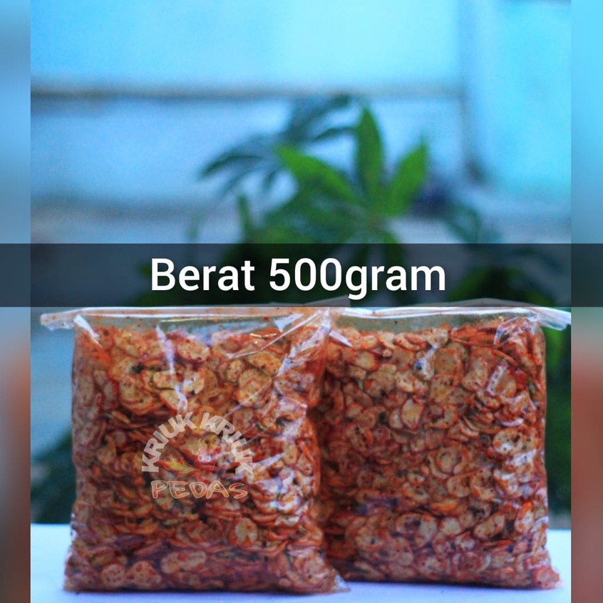 

cemilan pedas Seblak kering kerupuk bawang pedas 500gr