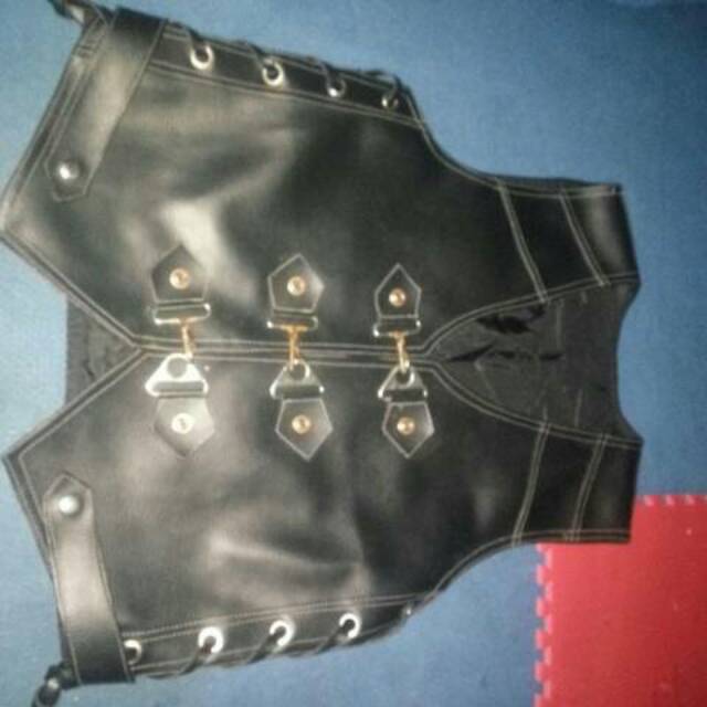 Rompi bikers kulit