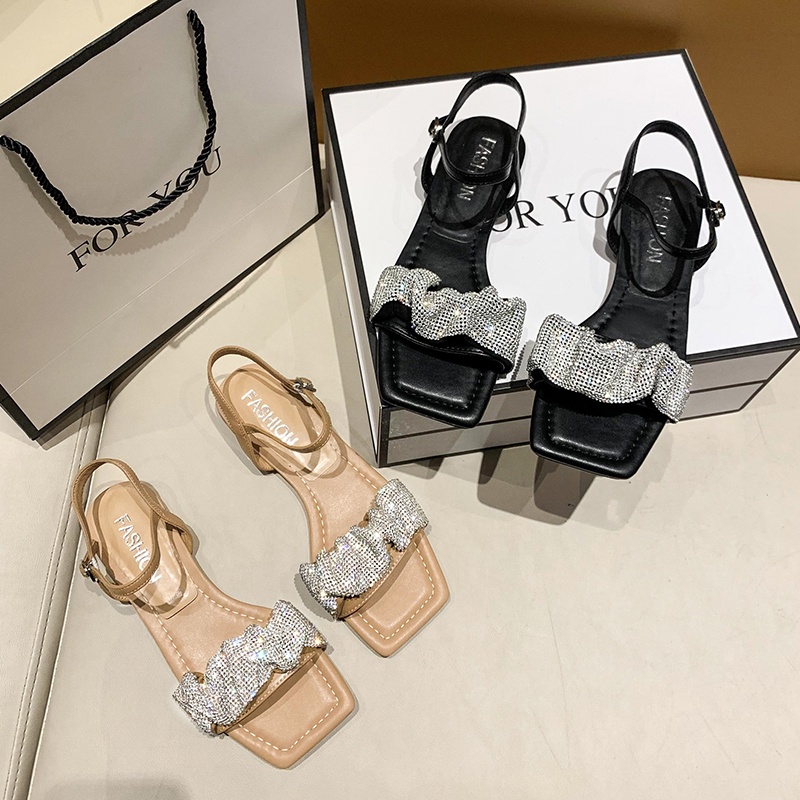 aid 0150, sandal wanita import fashion sandal slip on cantik dan terkiniian terlaris termurah