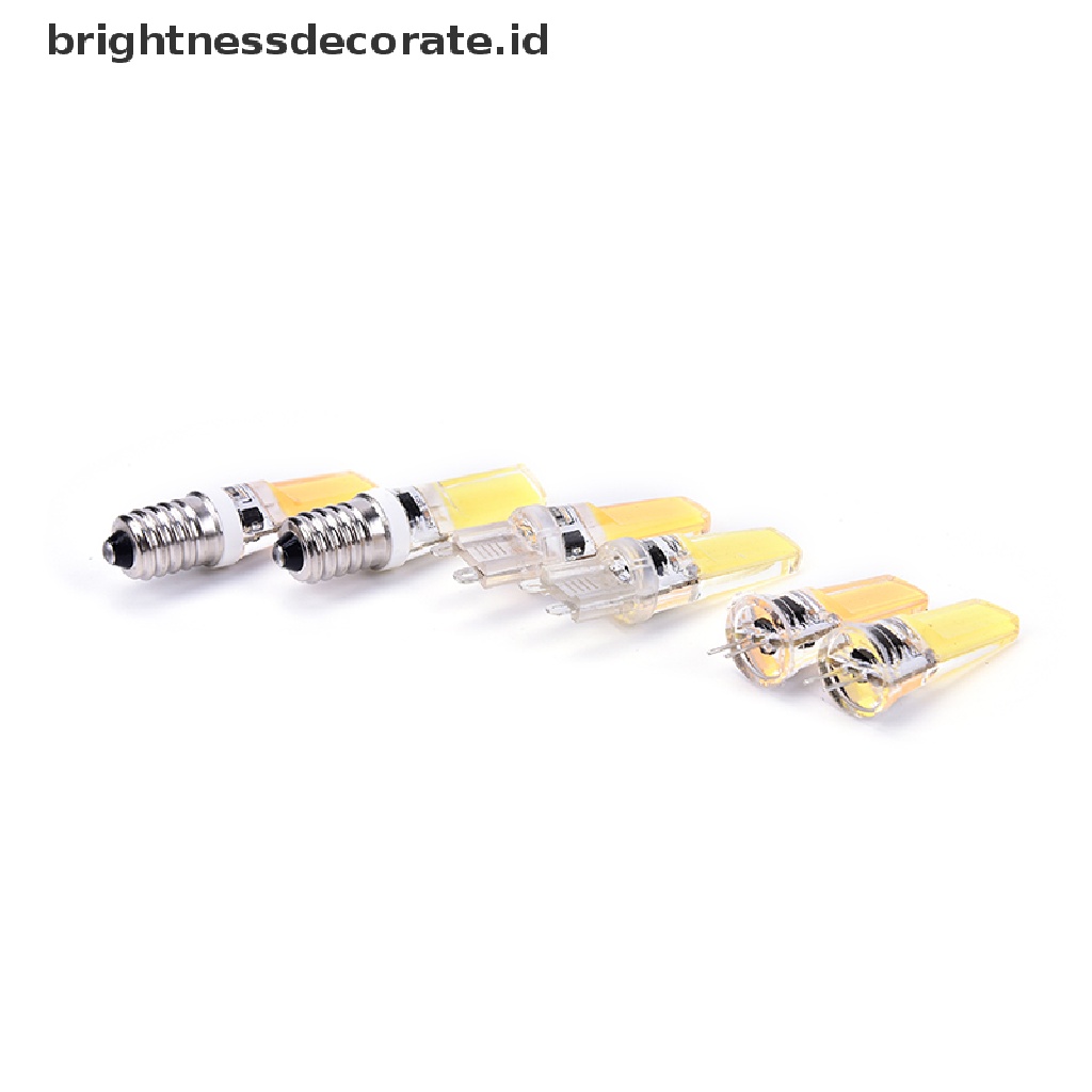 G4 G9 E14 9w Smd Led Bulbs 220v Cob Bahan Silikon