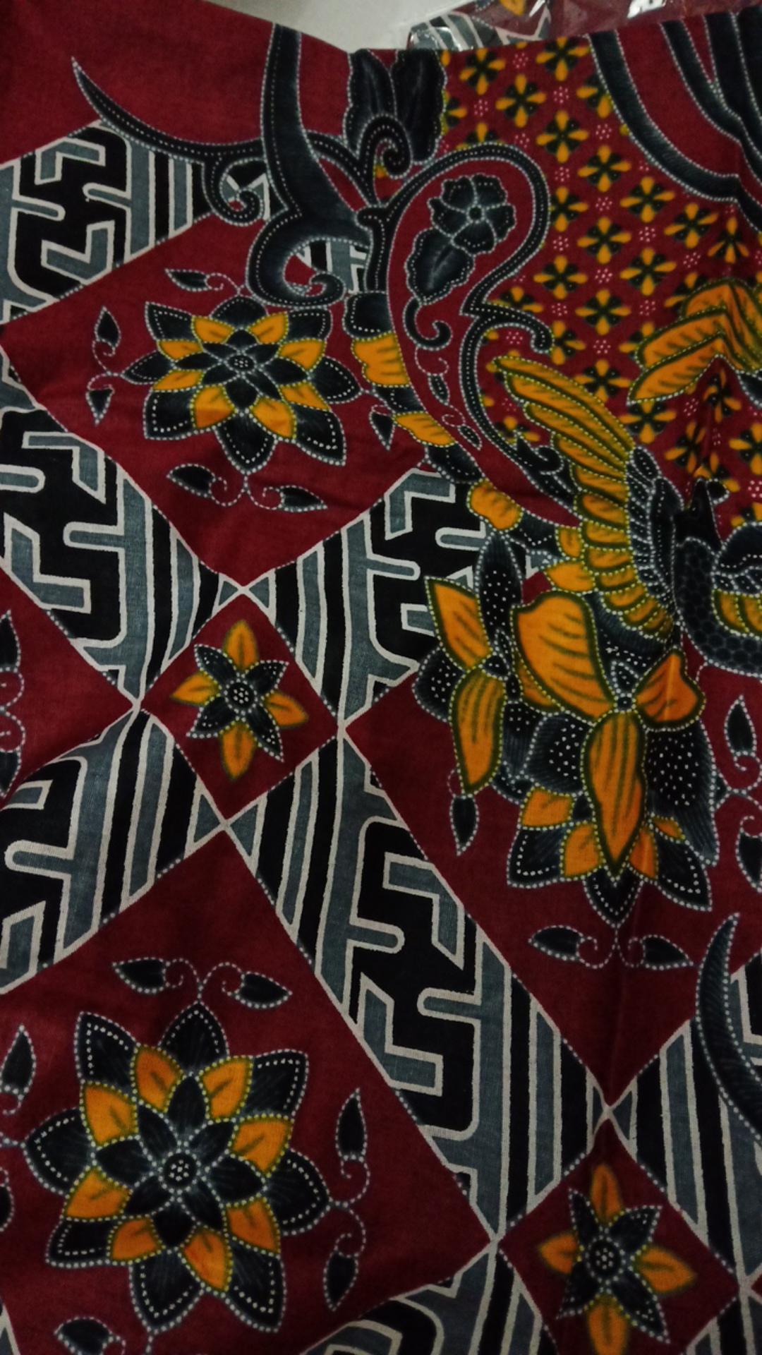 Batik Couple Keluarga Sania Ruffle Ori Ndoro Jowi Dnt Motif Sakura Merah Termurah Shopee