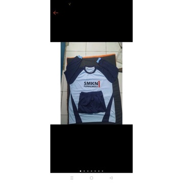 kaos olahraga smp sma smk satuan model bebas request