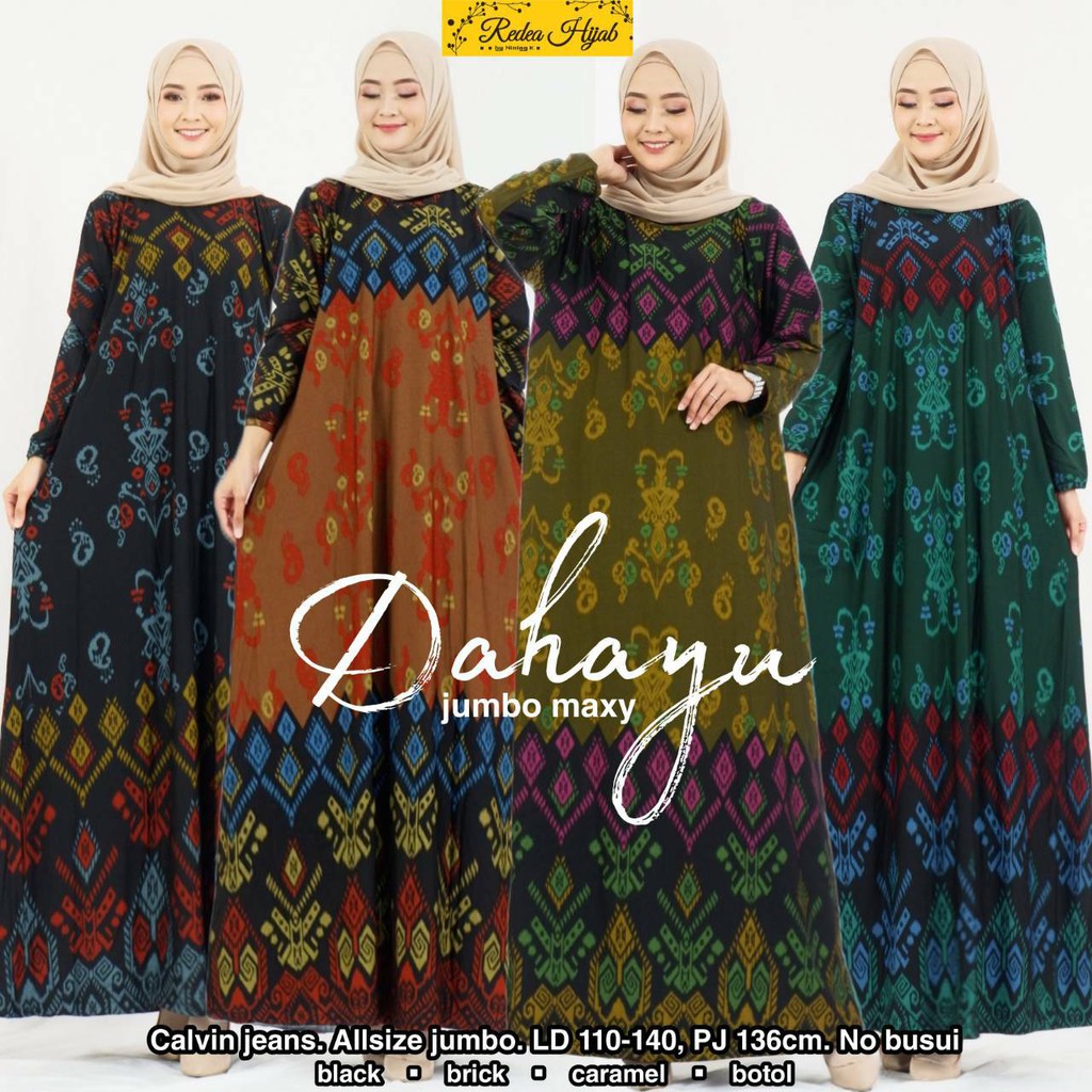 [COD] DAHAYU maxy jumbo // maxy dress // maxy batik // pakaian muslim wanita // maxy dres // gamis kekinian