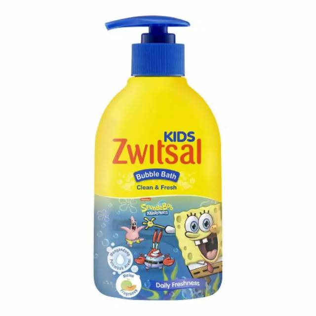 Zwitsal Kids Bubble Bath Clean &amp; Fresh Blue 280 ml