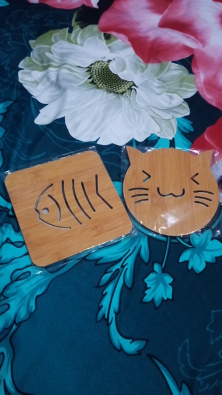 Tatakan Piring Tatakan Panci Panas Kayu Karakter