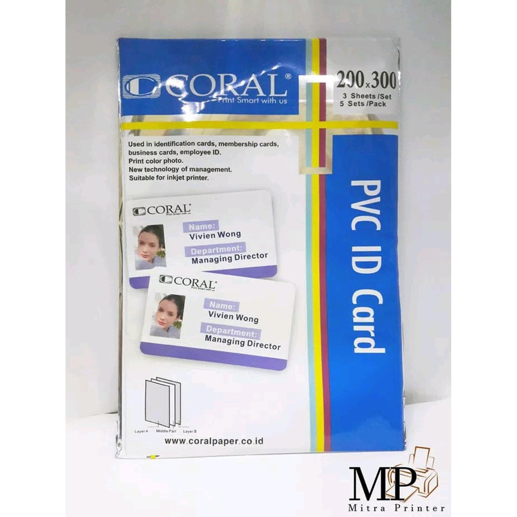 

kertas pvc id card