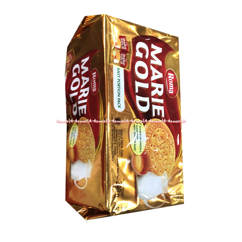 Roma Marie Gold 240gr Biskuit Roma Susu Biscuit Marie Regal Bulat