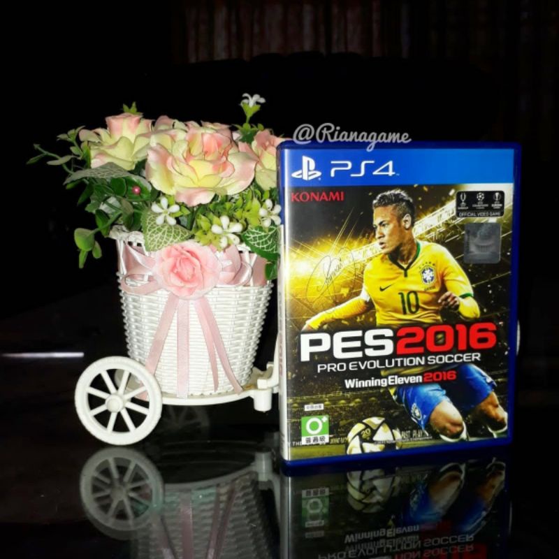BD Kaset PS4 PES 2016 Pro Evolution Soccer 16 Game CD DVD PlayStation 4 Original Bekas Second