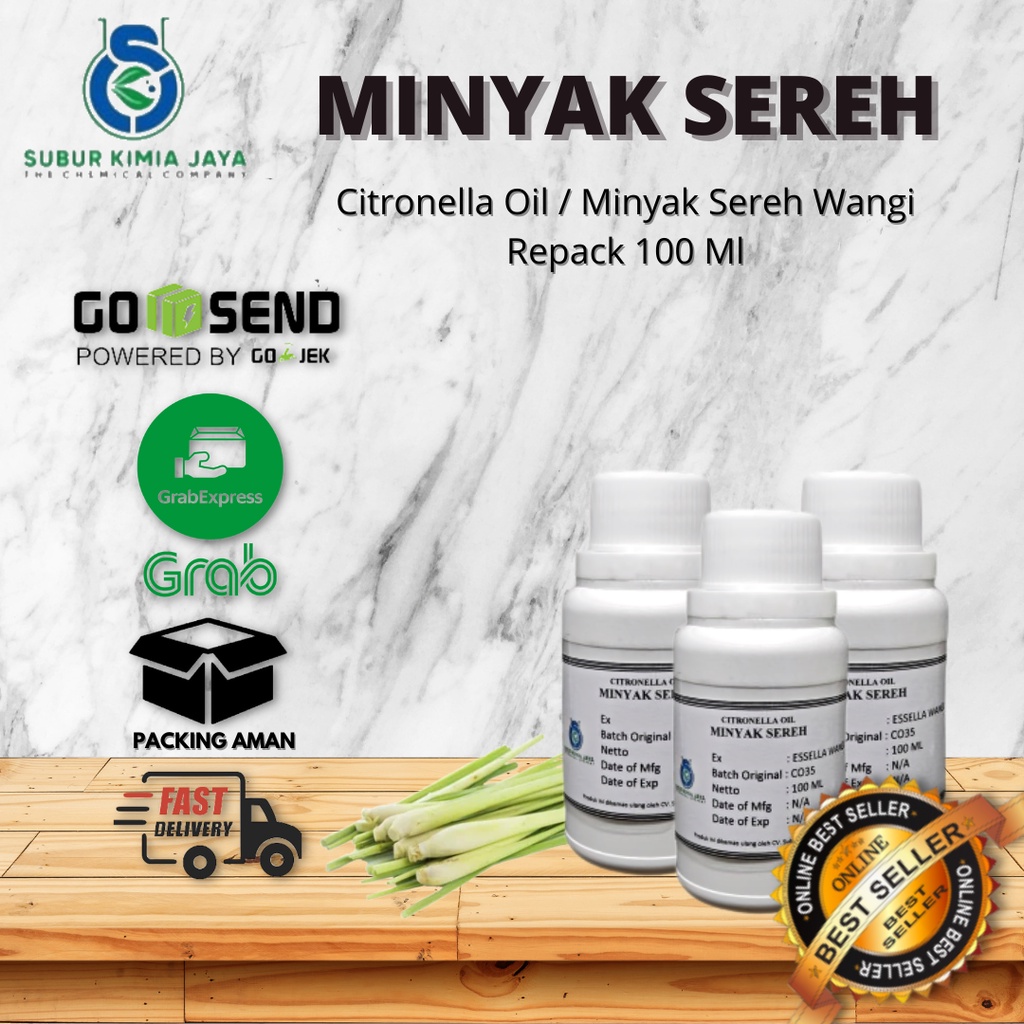 

Minyak Sereh Wangi ( Citronella Oil ) 100 ML Premium