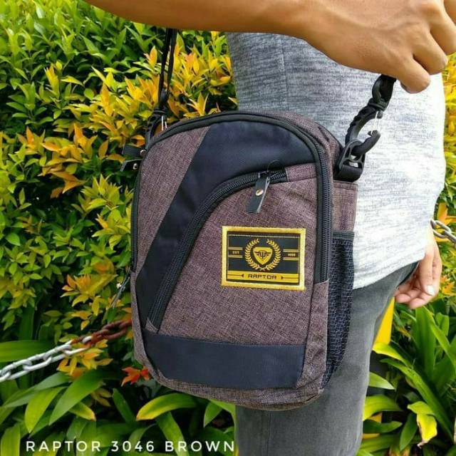 Tas Selempang Paha Pria Merk Raptor Original Shopee 