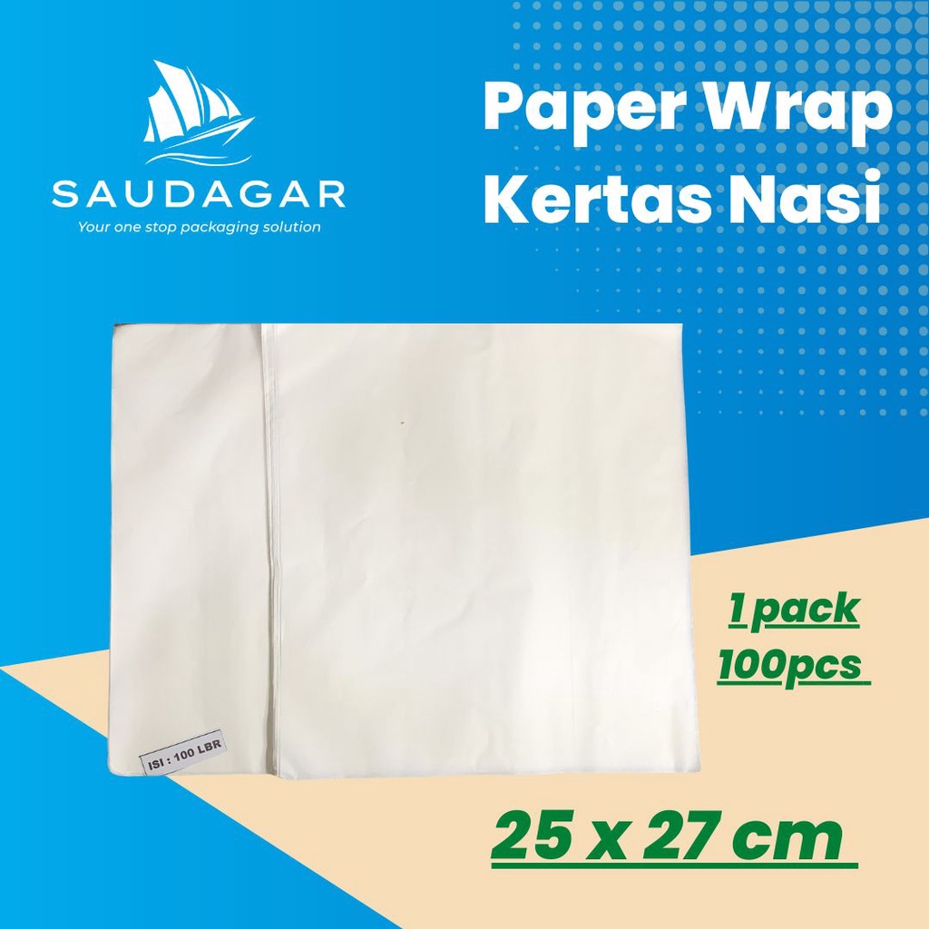 Kertas Nasi 25x27 cm / Paper Wrap