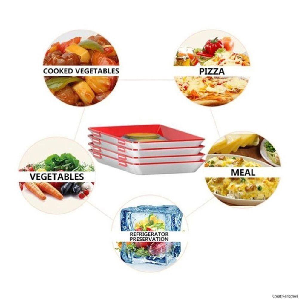 Clever Food Tray Food Cover Kekinian Creative Food Preservation Tray