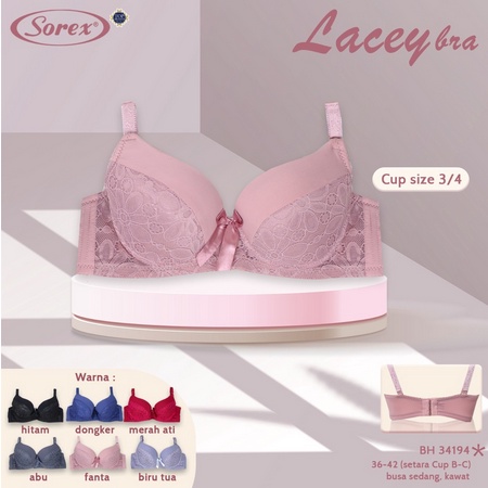Bra SOREX 34194 Renda Brukat-Sorex Bra Size Besar // BISA COD - REVO FASHION