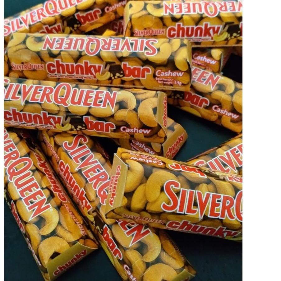 

HR6⁂ SilverQueen Chunky Bar 33 Gr Trend
