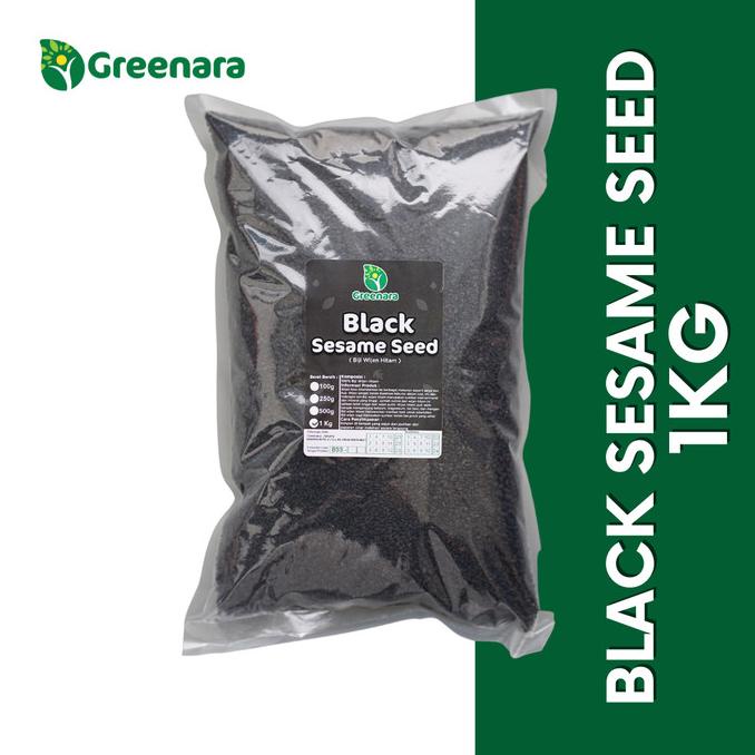 

PROMO TERMURAH black sesame seed 1kg / wijen hitam 1kg AP122