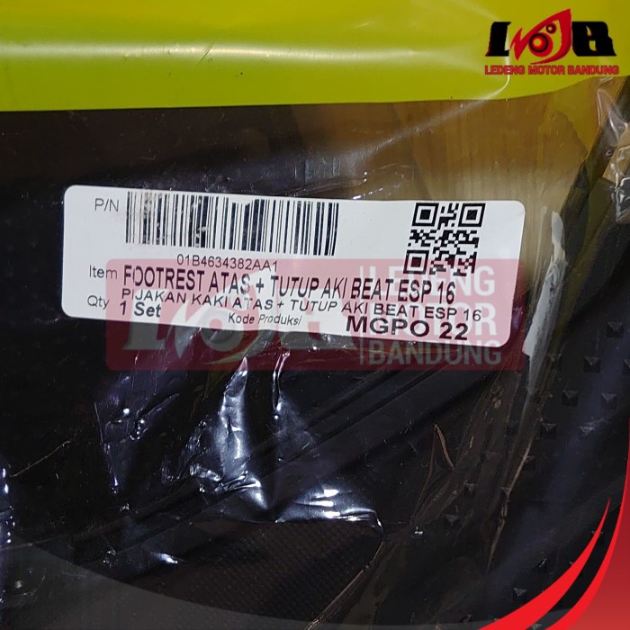 Win Footrest Atas Pijakan Kaki Beat ESP 2016 + Tutup Aki Plastik Bagus