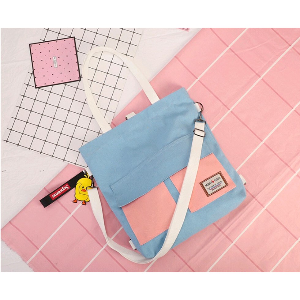 GaleryBag Totebag - Tas Tote Bag Wanita Motif Carakter Sakura Lucu Tas Selempang Wanita Multifungsi