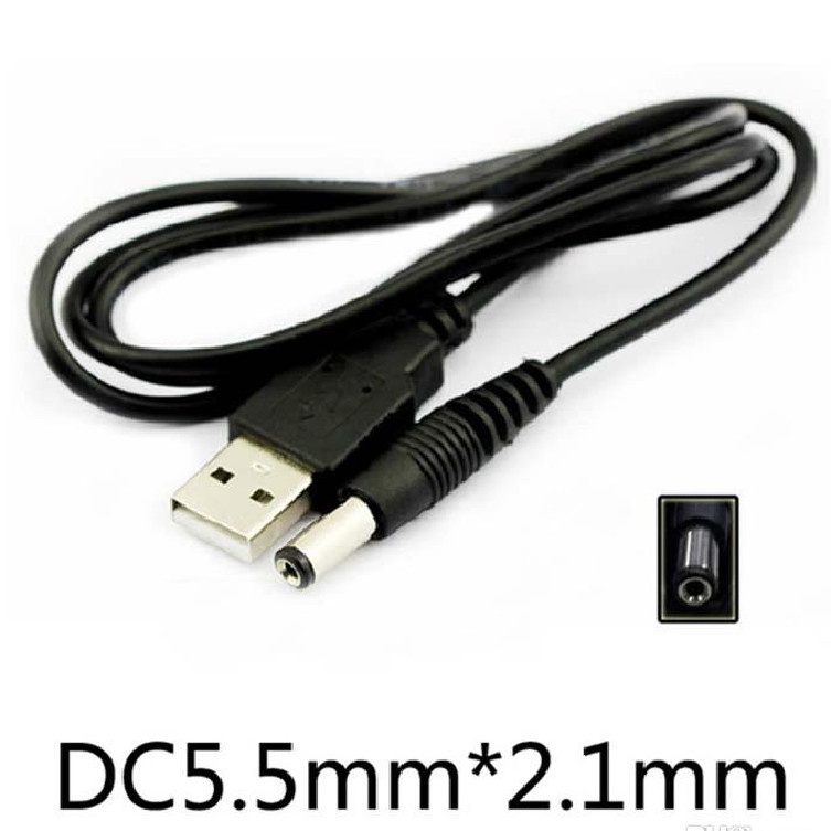 KABEL USB 5V TO DC 5.5MM X 2.1MM / 5.5MMX2.1MM / KABEL POWER