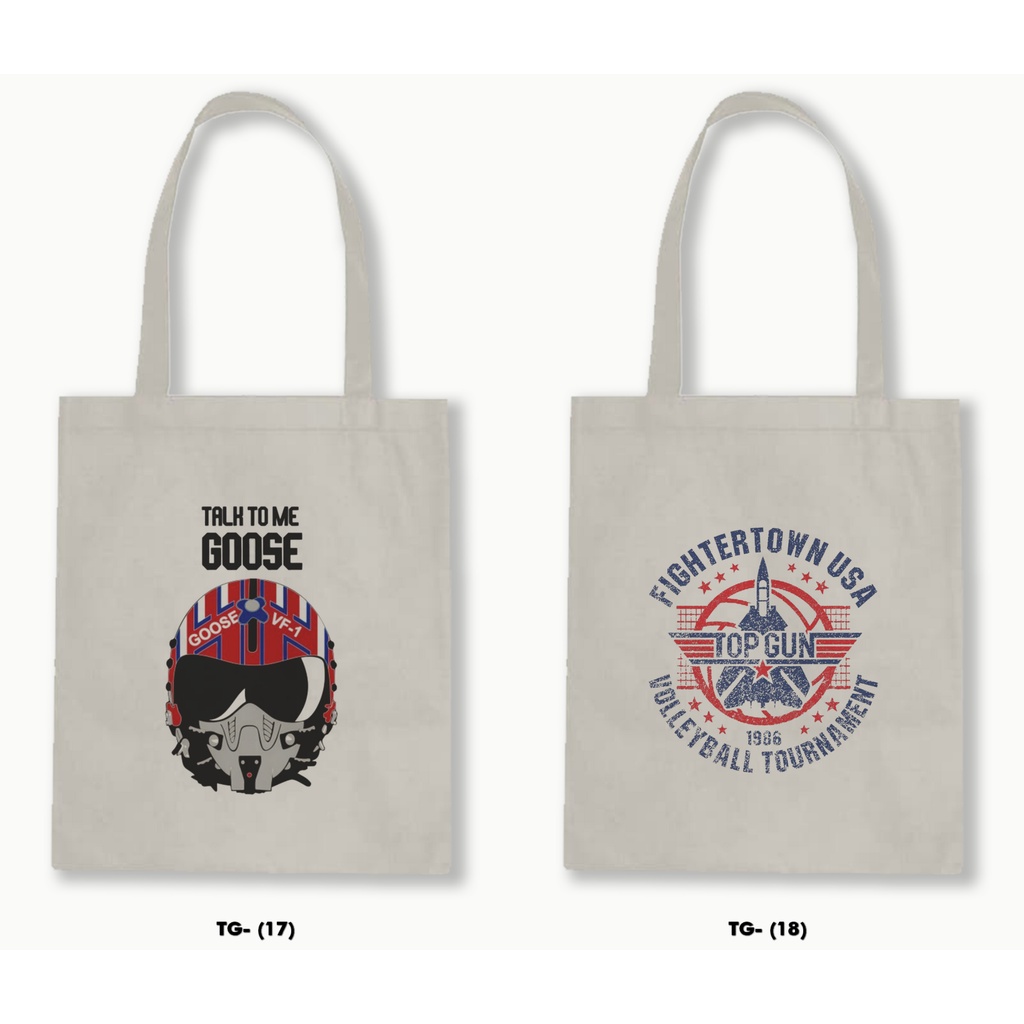 TOTE BAG BLACU - TOP GUN MAVERICK 01