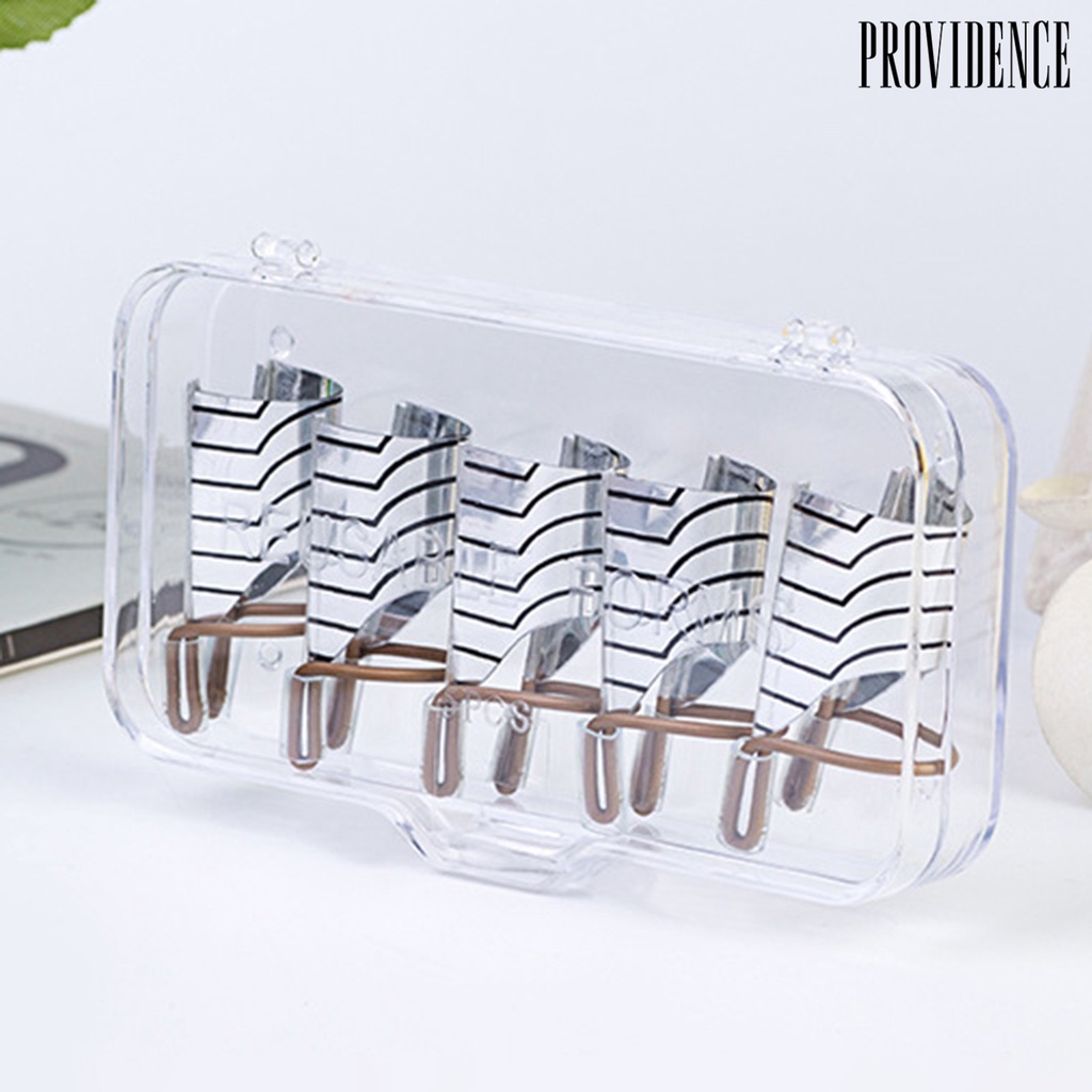 Providence 10Pcs/Set Nail Form C-Curve Clip Exquisite Foldable Manicure DIY UV Gel Extension Nail Form for Nail