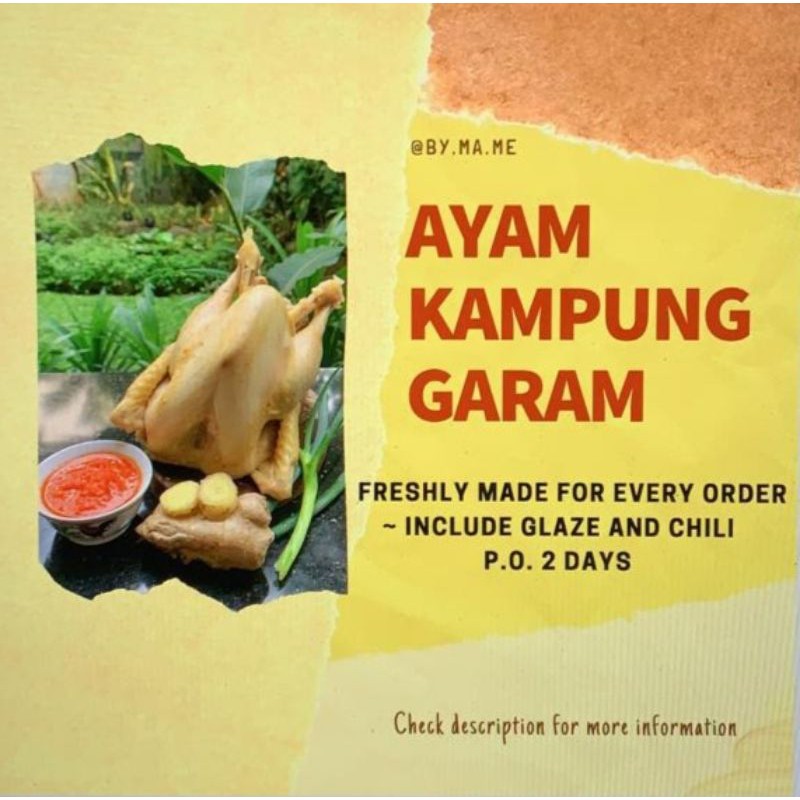 

Ayam Garam (ready to eat)