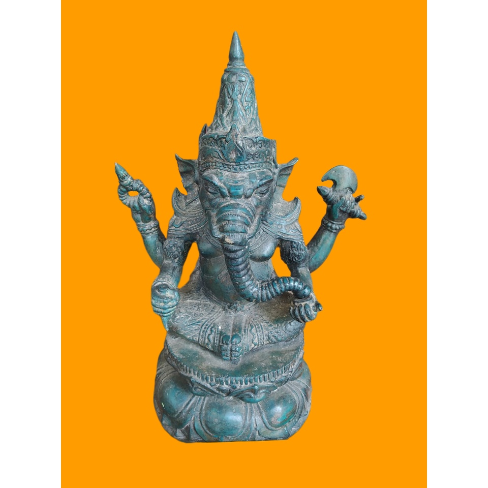 patung antik dewa ganesha asli