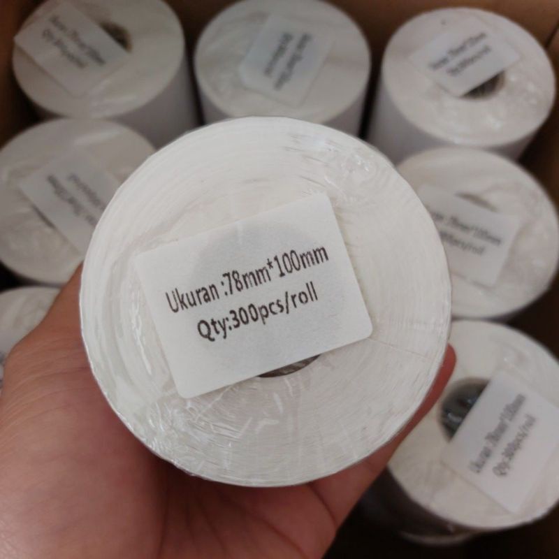 

Label Stiker Thermal 78x100x300pcs Termurah