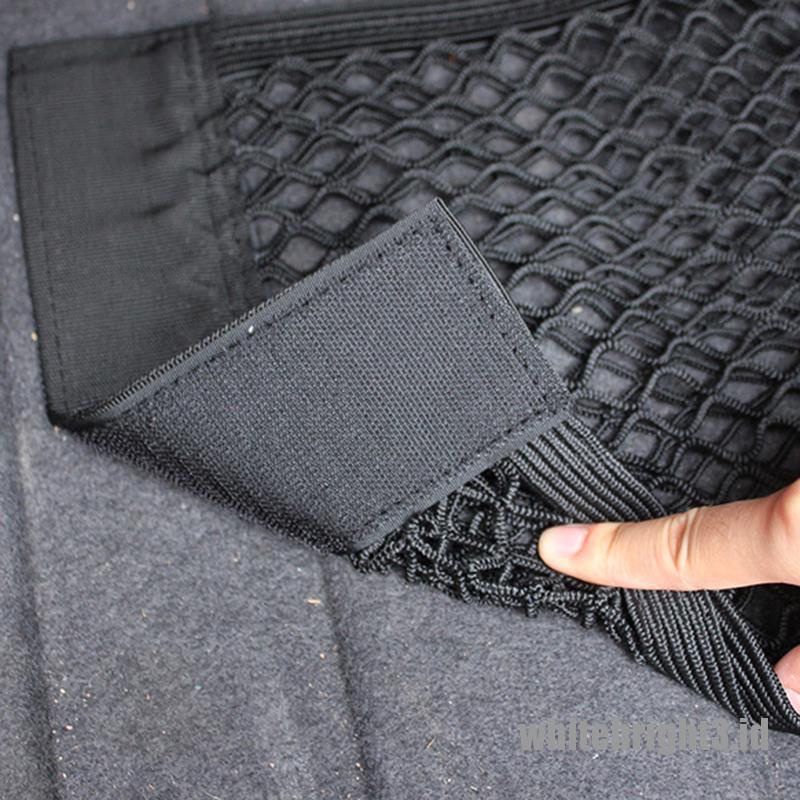 &lt; &lt; &gt; &gt; Jaring Penyimpanan Barang Bawaan Bahan Nilon Warna Putih Untuk Bagasi Mobil SUV