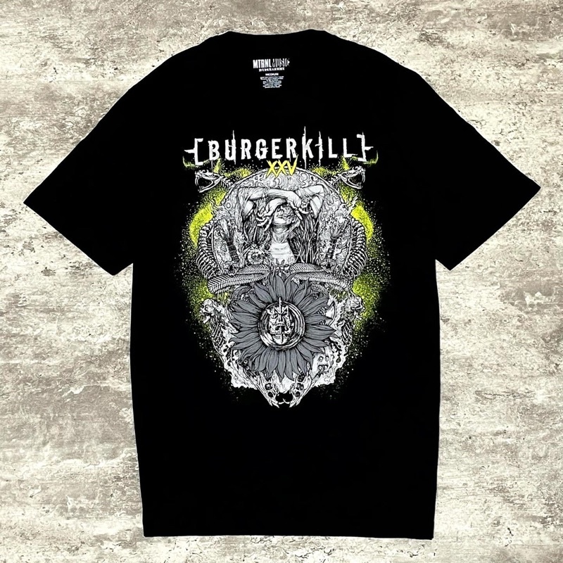 NOOV MUSIC Tshirt Baju Kaos Maternal x Burgerkill - Intuition Tshirt - Black | Original Merchandise