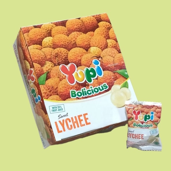 

Yupi Bolicious Lychee 5 gram (24 pcs/box)