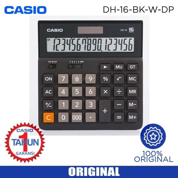 

Asaba Bandung - CASIO Calculator DH 16 - KALKULATOR 16 DIGIT - CASIO ORIGINAL