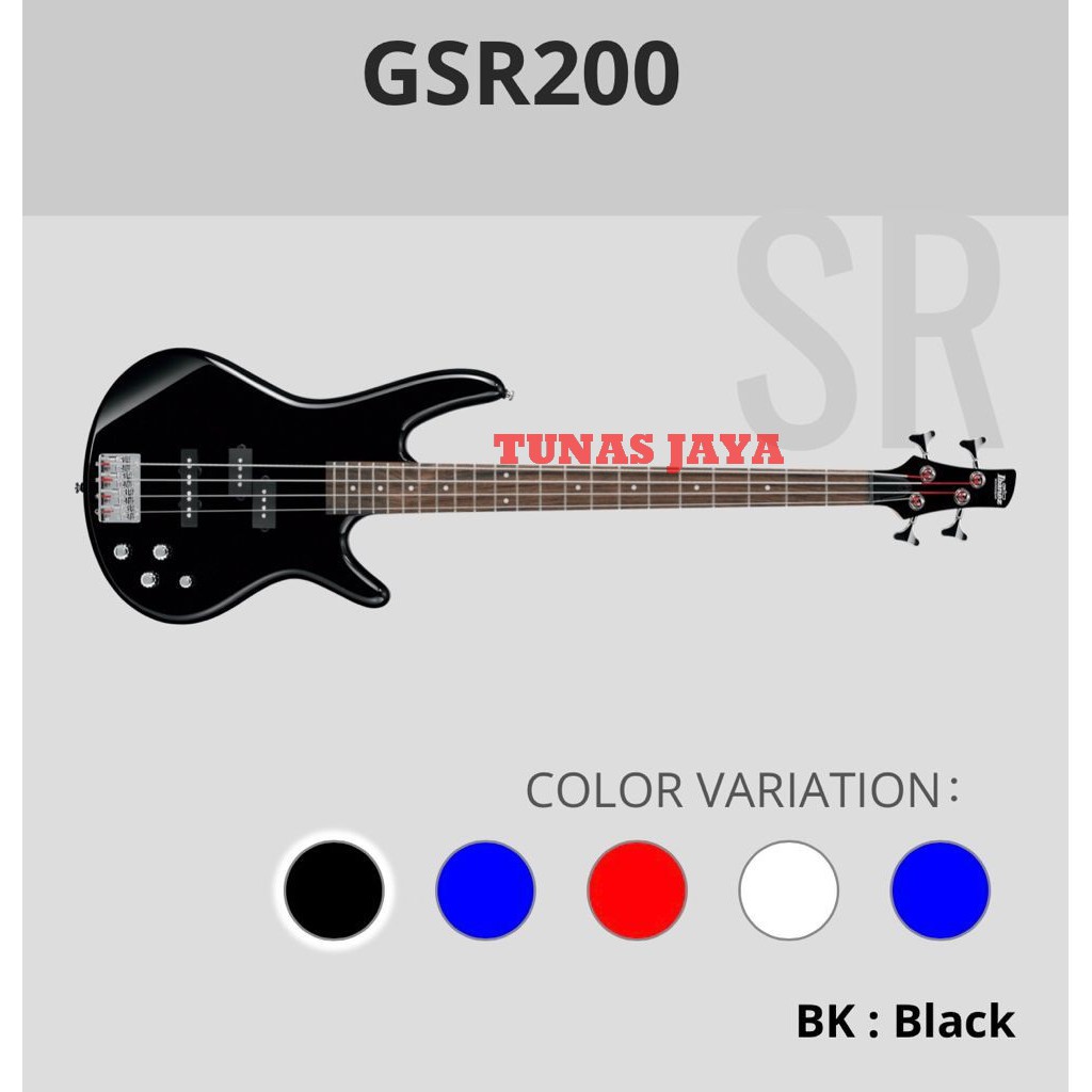 Gitar Bass Elektrik IBANEZ GSR200 - GSR 200 Original