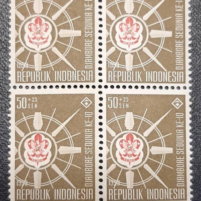 

Set Perangko Djambore Sedunia Ke-10 '59