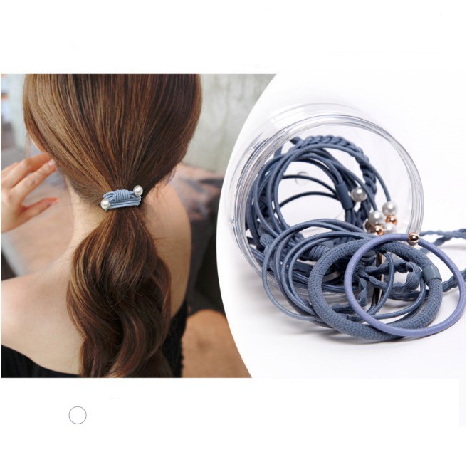 Grosir - F519 Ikat Rambut 12 in 1 Fashion Wanita/Accesories Rambut Import/Ikat Rambut Murah Batam