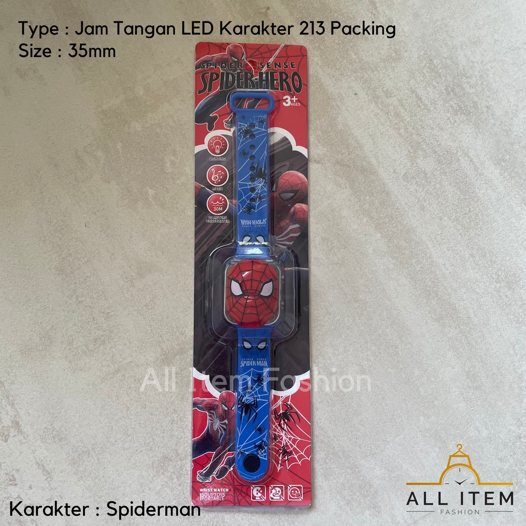 COD✅ Jam Tangan Anak Musik Kepala Karakter Digital LED 213 Packing / Jam Tangan Lucu Laki-laki Perempuan / Jam Tangan Superhero / Jam Tangan Kartun