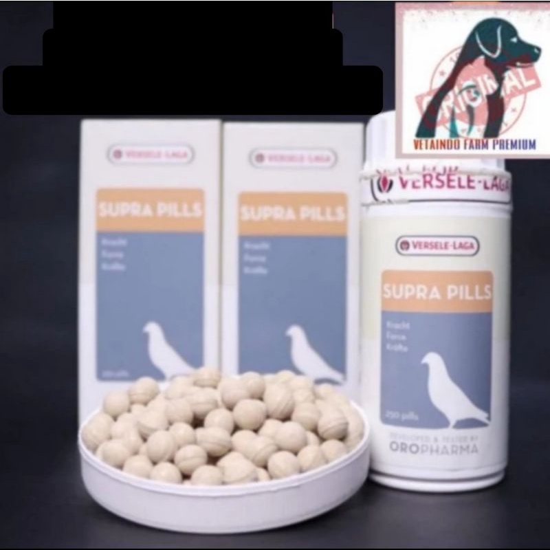 SUPRA PILLS DOPING VITAMIN BURUNG MERPATI PIL SUPRA VERSELE LAGA IMPORT