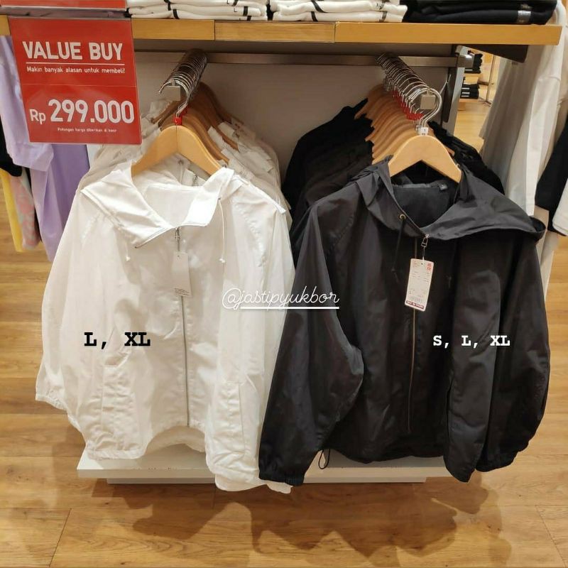 Jaket Parka Oversized Uniqlo | Shopee Indonesia