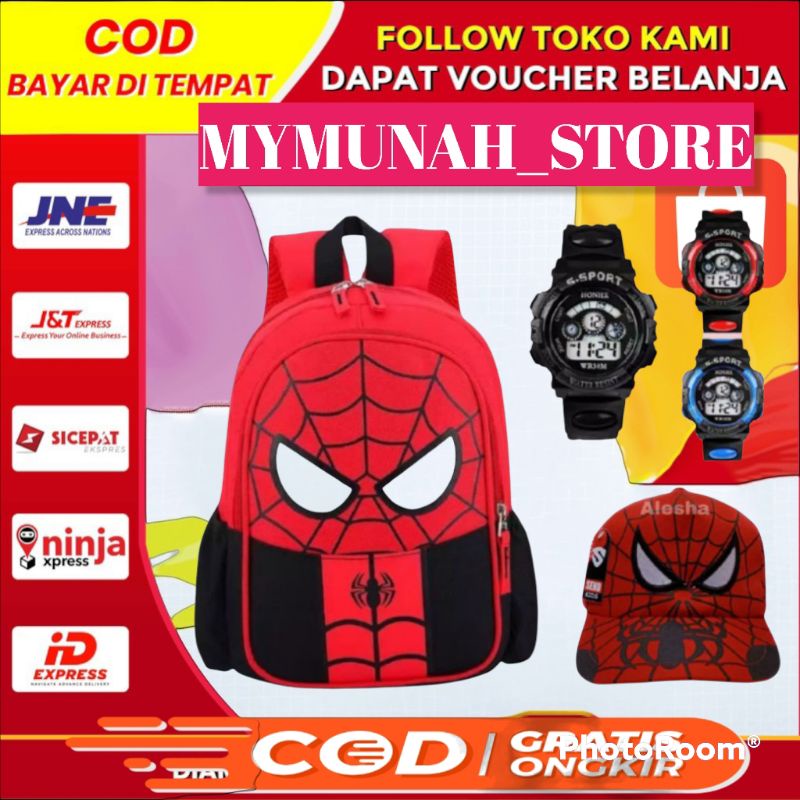 Tas Ransel Fashion Aksesoris Sekolah Anak Laki Laki TK SD