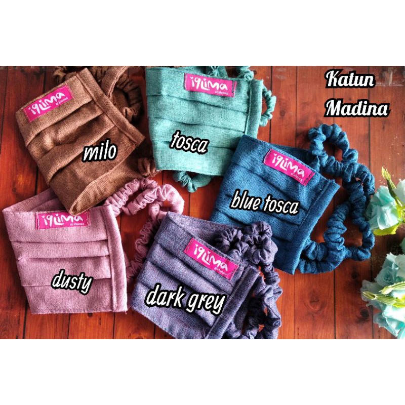 MASKER HIJAB TALI KERUT