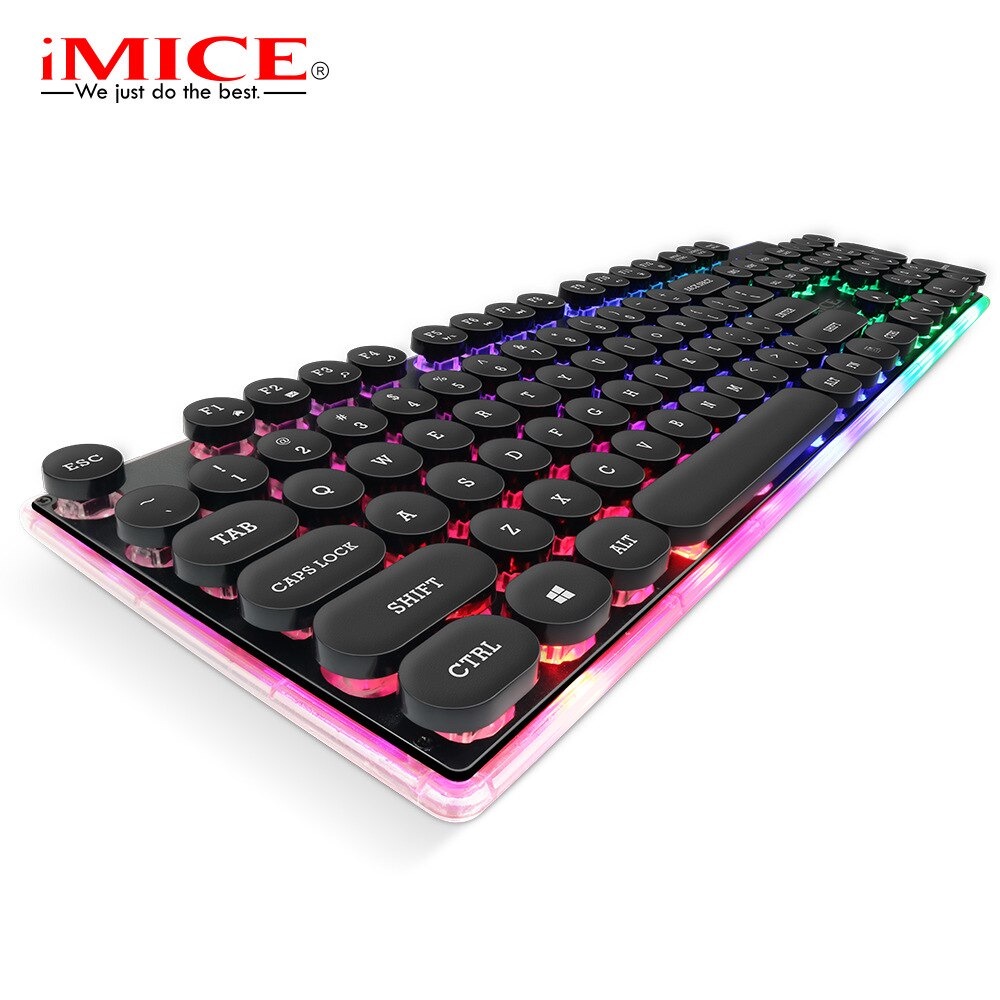 iMice Gaming Keyboard RGB Backlit - AK-700 - Black