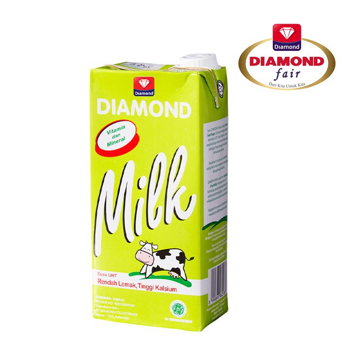 Diamond Milk Uht Lo-Fat Hi-Calcium 1liter