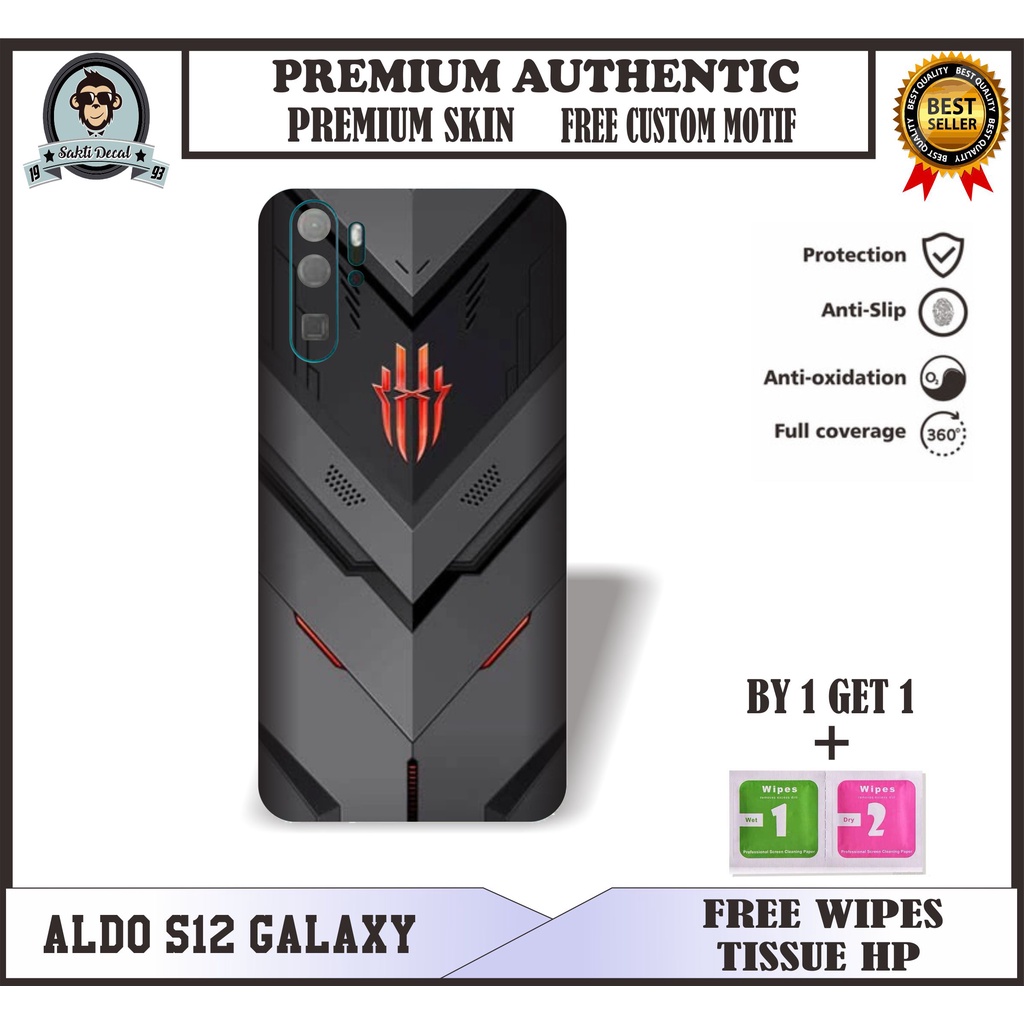 SKIN HANDPHONE ALDO S12 GALAXY FREE CUSTOM MOTIF