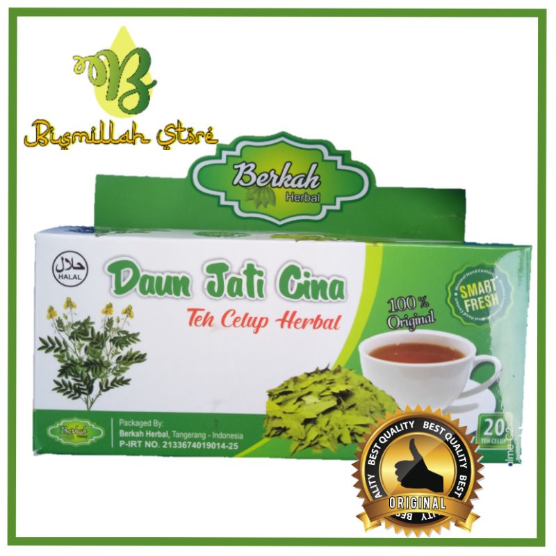

Teh celup daun jati cina / Teh pelangsing badan